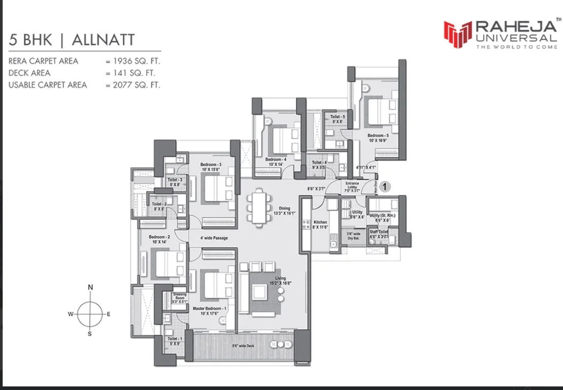 Raheja The Riviere Worli Skyline floor img 01
