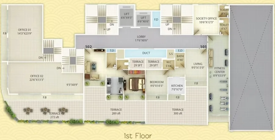 Unimonth floor plan 01