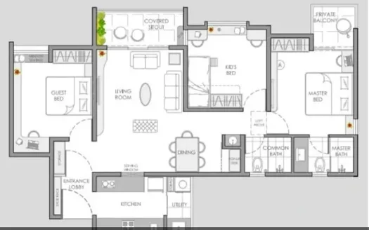 Vilas Yashwin Orizzonte Phase 1 – 2 and 3 BHK Apartment in Pune