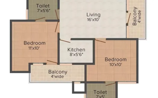 Antriksh Kanball 3G – 1,2 and 3 BHK Apartment in Noida