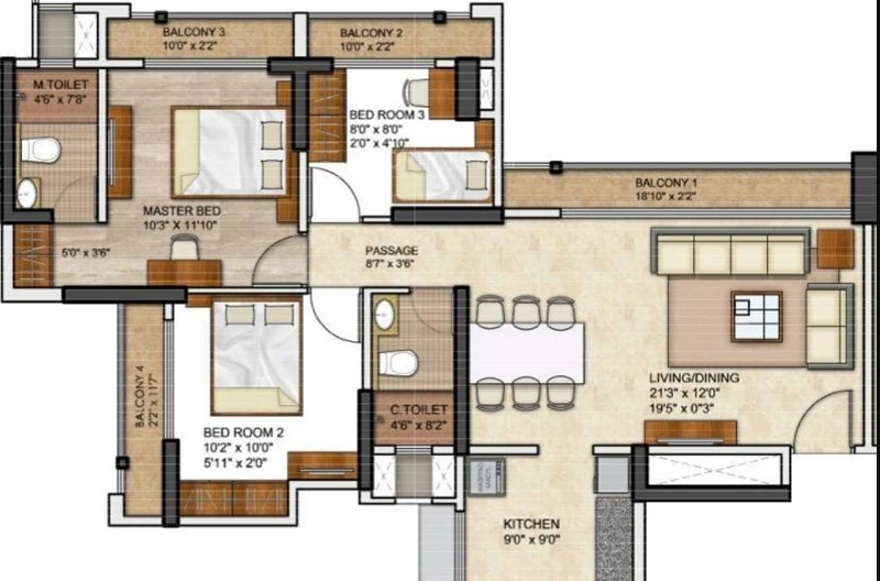 Runwal Eirene floor 01