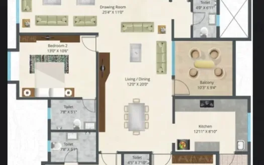 SDPL Om 2 – 3 and 4 BHK Apartment in Nagpur