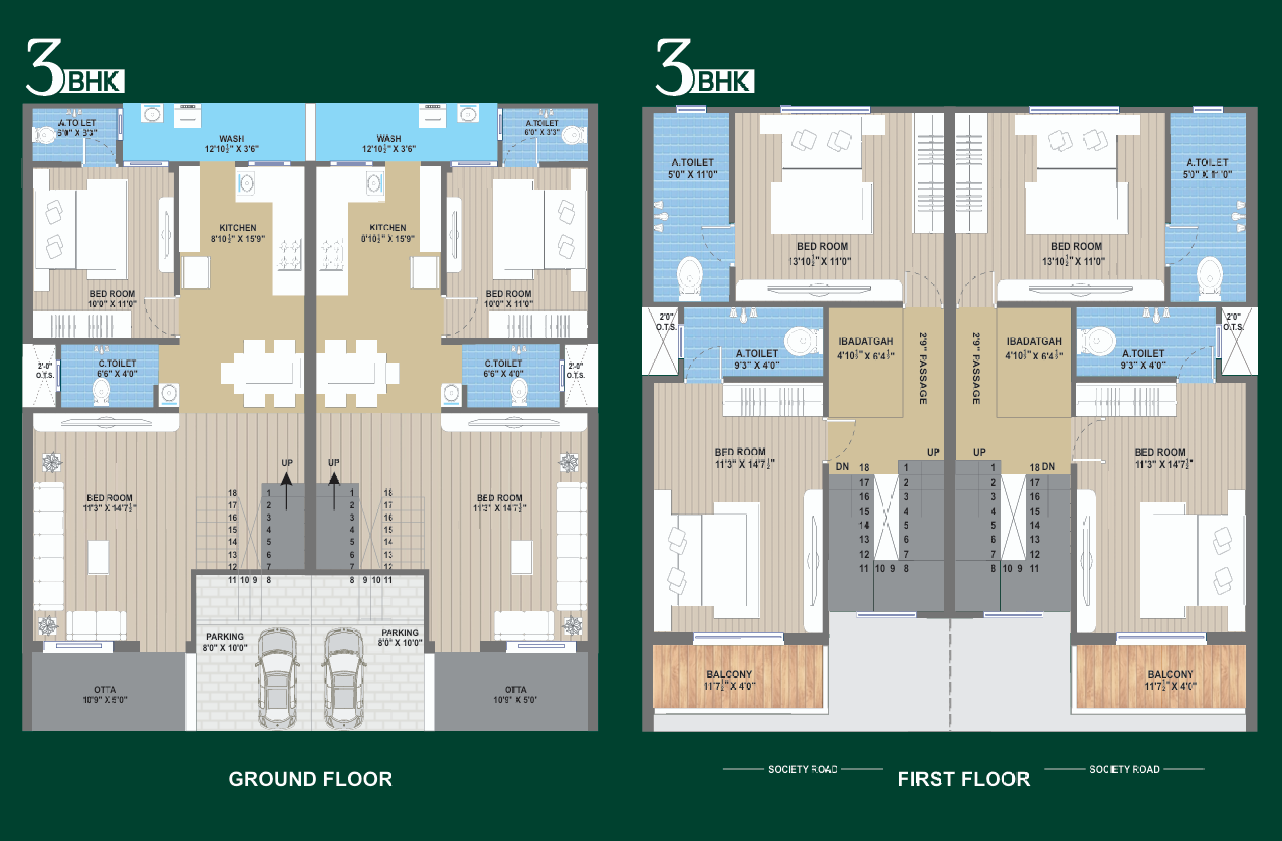 Unity Aamena Villa Floor img 01