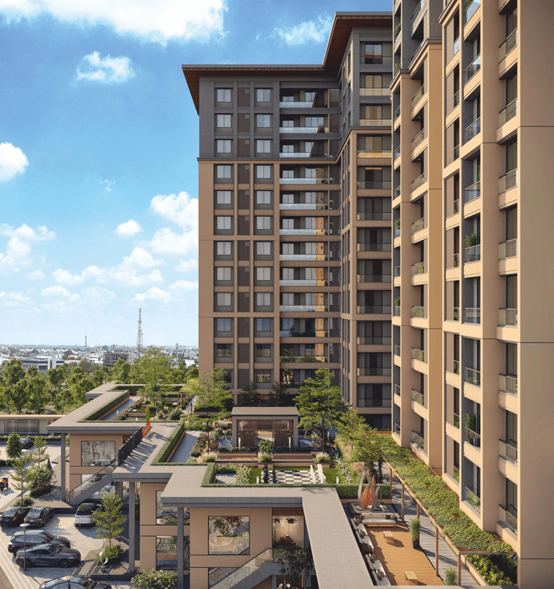 Darshanam Twin Tower – 2 and 3 BHK Apartments in Vadodara