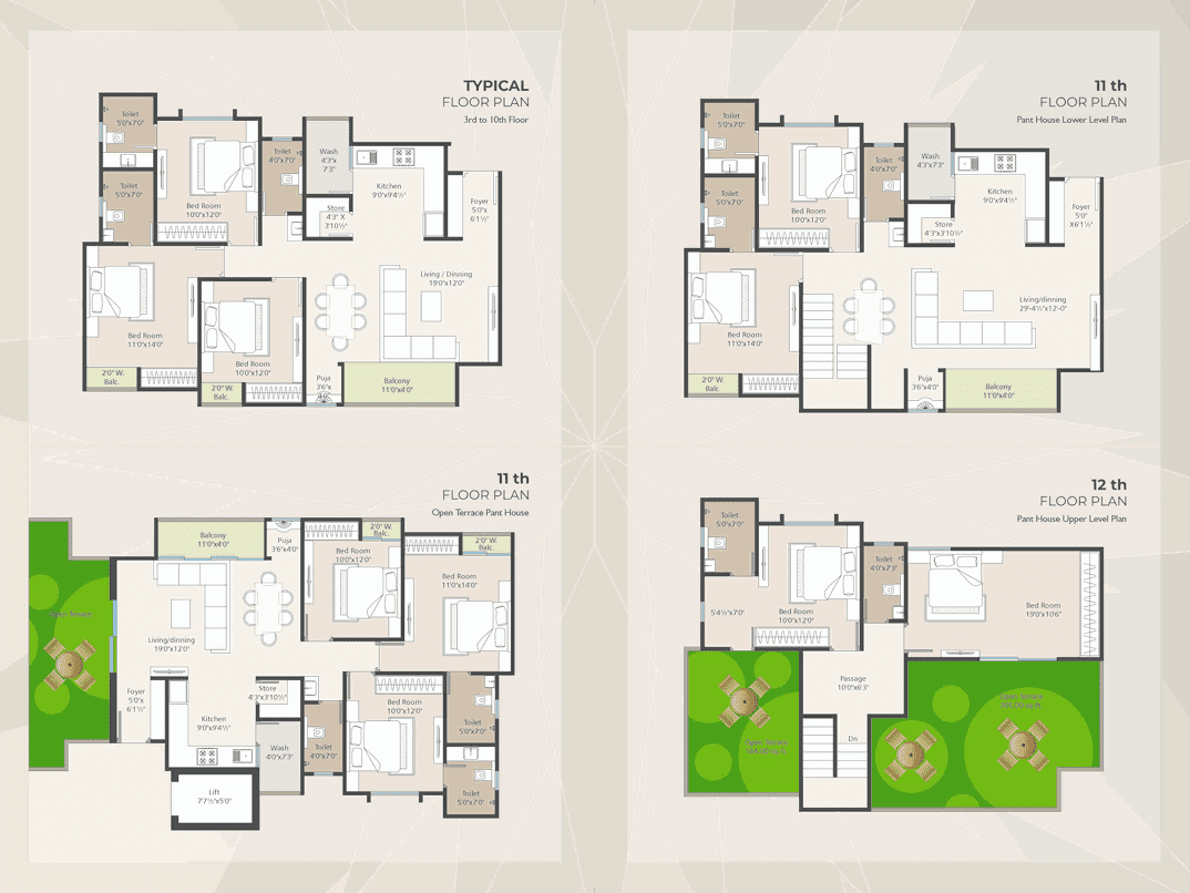 Sharnam Vallabh Heights Floor img 01