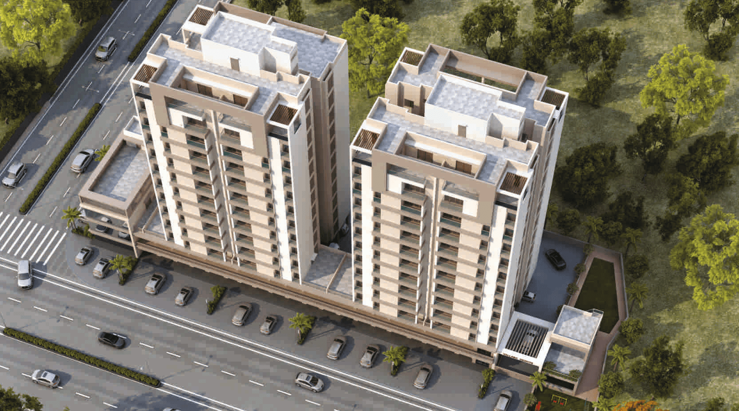 Sharnam Vallabh Heights – 1 RK, 1 and 3 BHK Apartments in Vadodara