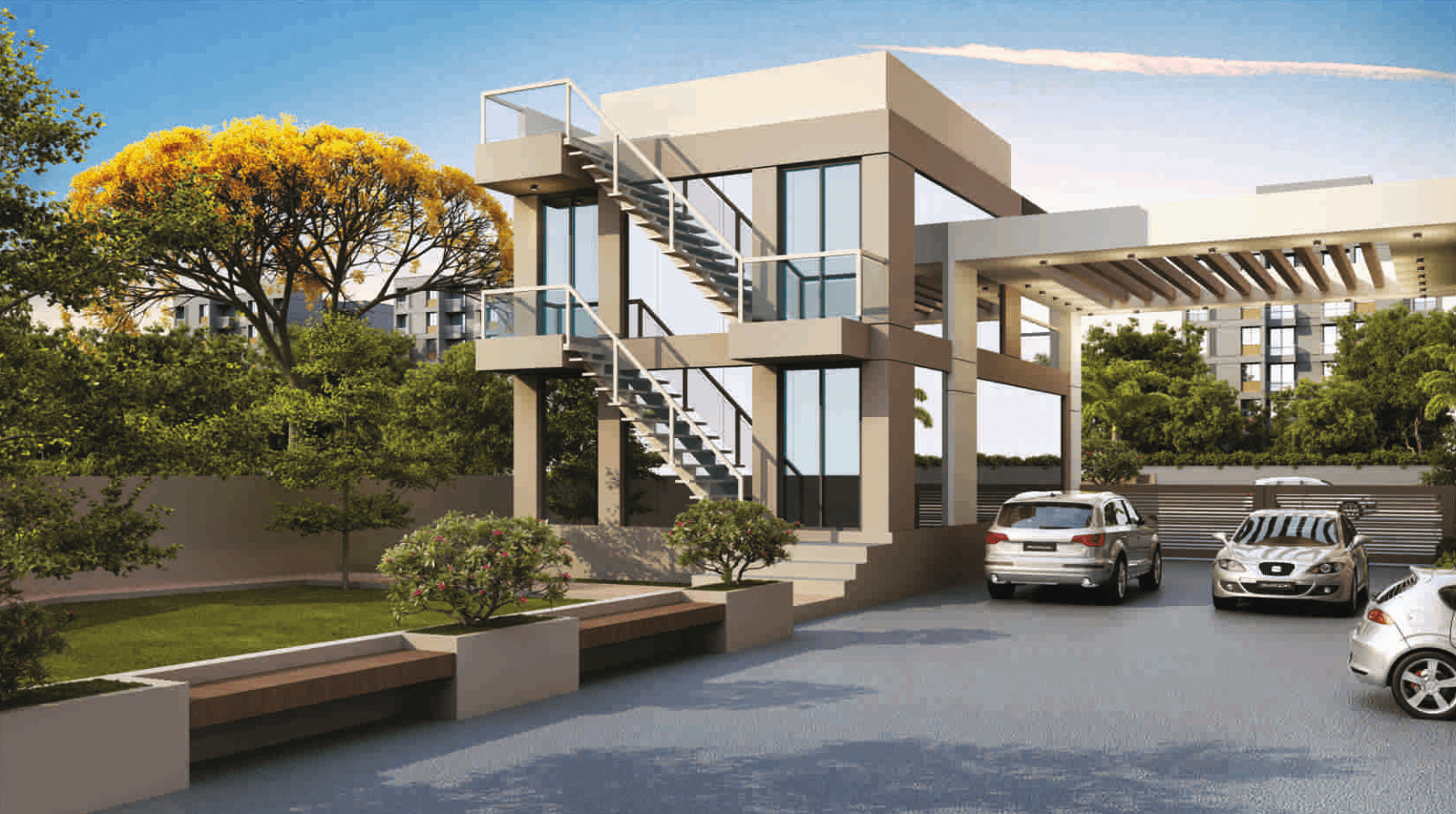 Sharnam Vallabh Heights – 1 RK, 1 and 3 BHK Apartments in Vadodara