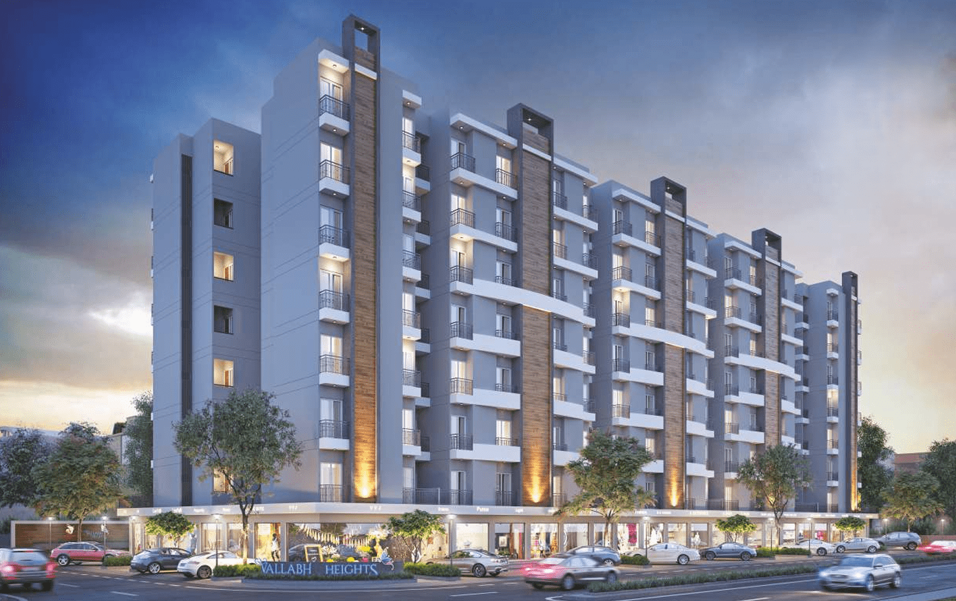 Vallabh Heights – 2 bhk Apartments in Vadodara