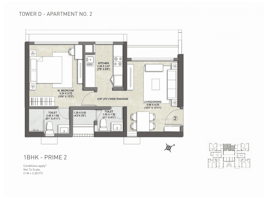 Kalpataru Sector 5 Wing D E And F Floor img 01