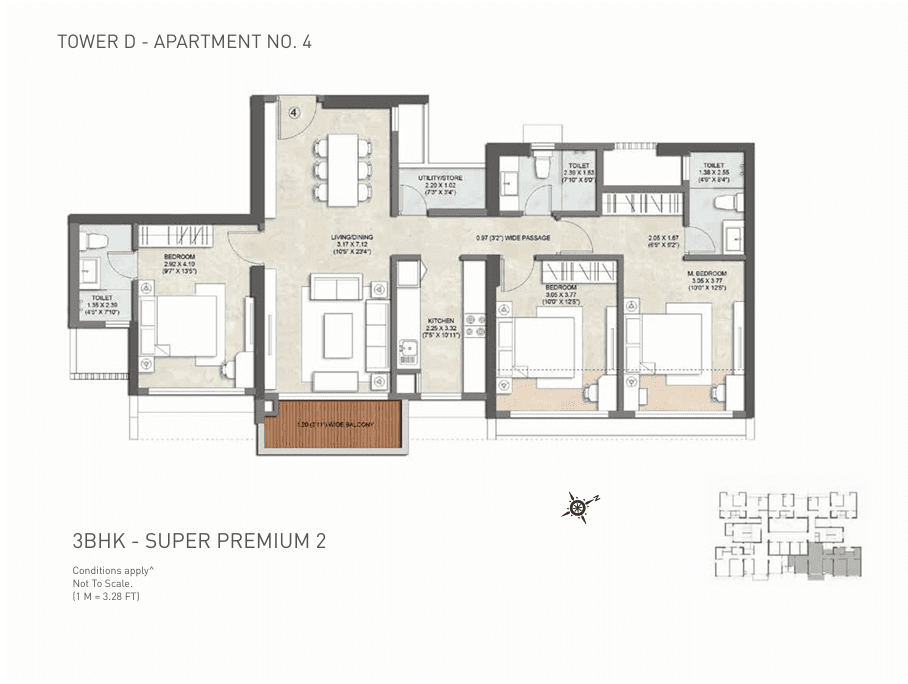 Kalpataru Sector 5 Wing D E And F Floor img 02
