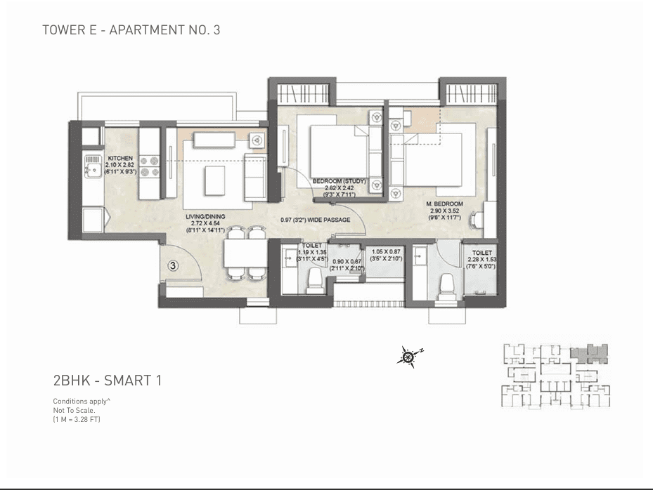 Kalpataru Sector 5 Wing D E And F Floor img 03