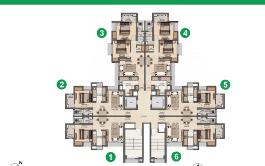 Lodha Amara Tower 42 And 43 – 1, 2 and 3 BHK Apartments in Thane