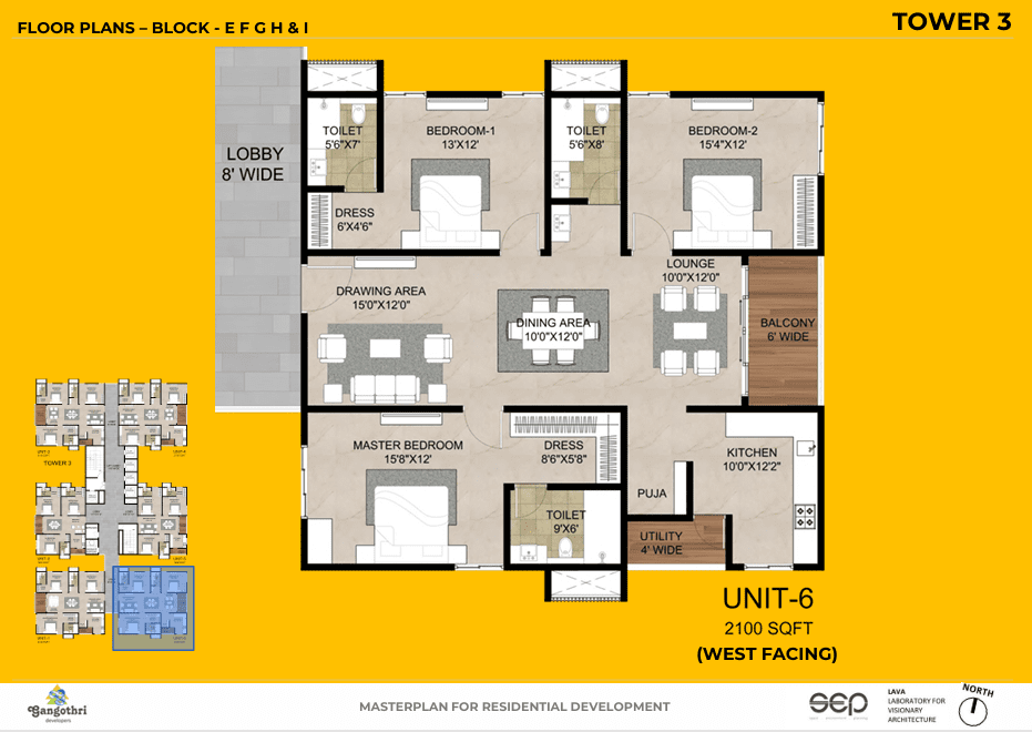 Gangothri Tribhuja Floor img 01