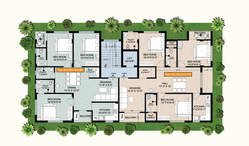 Temple Loyal Plaza Floor img 01