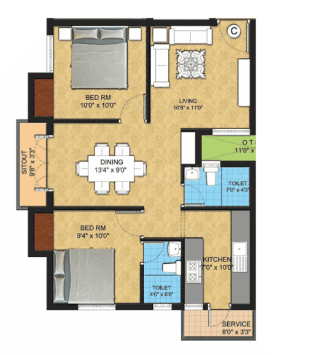 Kirthika Pavilion Floor img 0