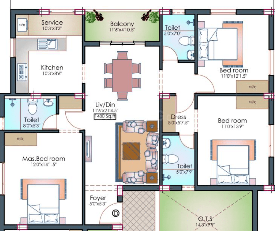 Pushkar Temple Ridge Floor img 02