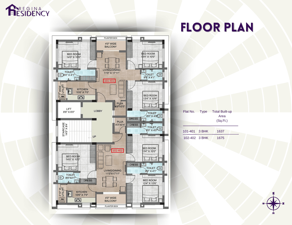 Regina Residency Floor img 01