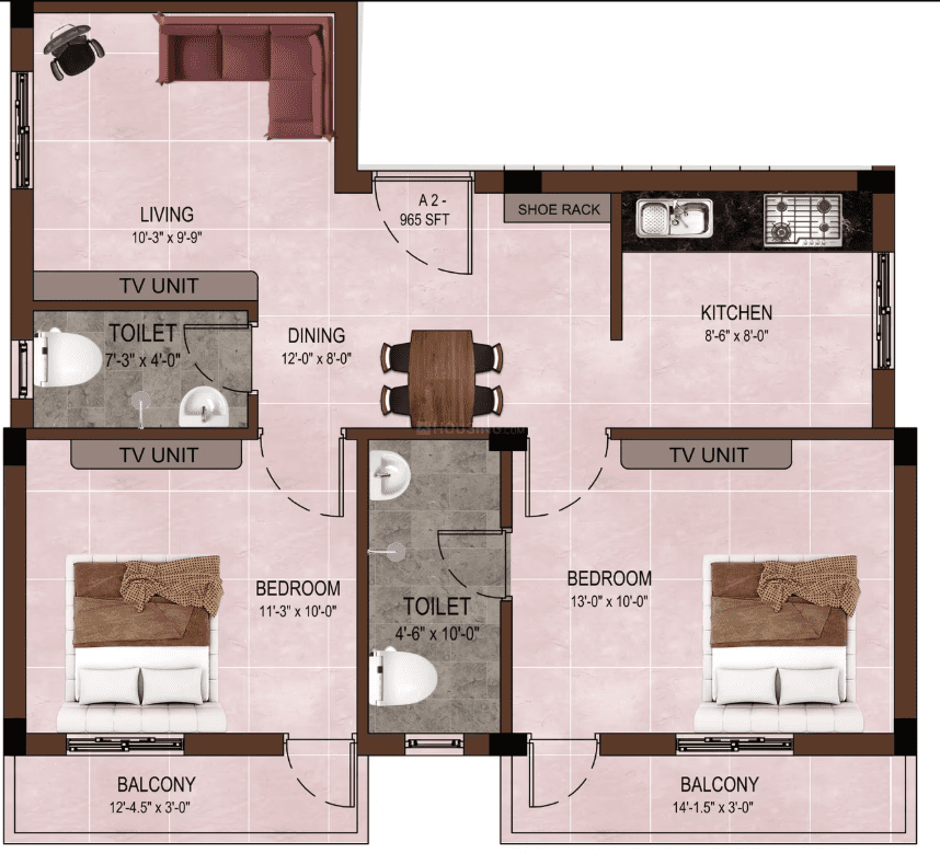 Shelter Ventura One Floor img 01