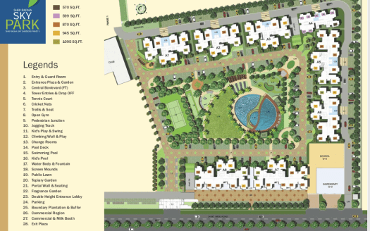 Shri Radha Sky Park – 1, 2 and 3 BHK Apartments in Noida
