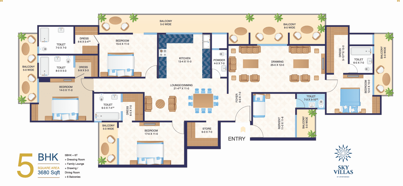 Sky Villas Floor img 02