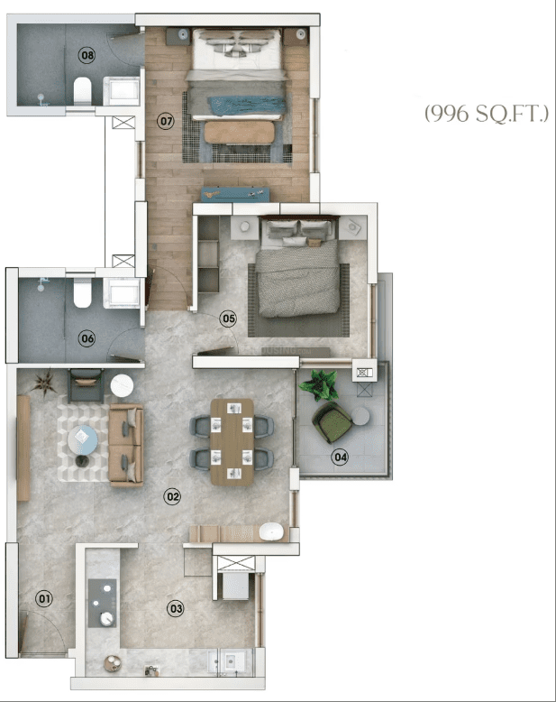 South India SIS Florida Floor img 01