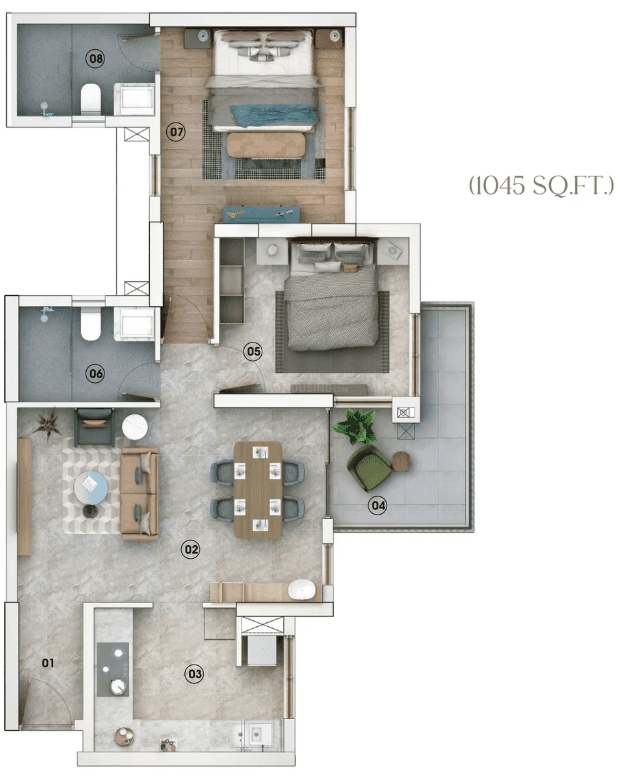 South India SIS Florida Floor img 02