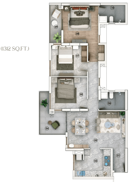 South India SIS Florida Floor img 03