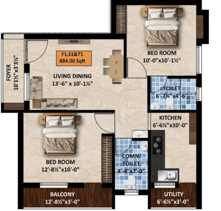 Sri Maha Periyava Anugraha Apartments Floor img 02