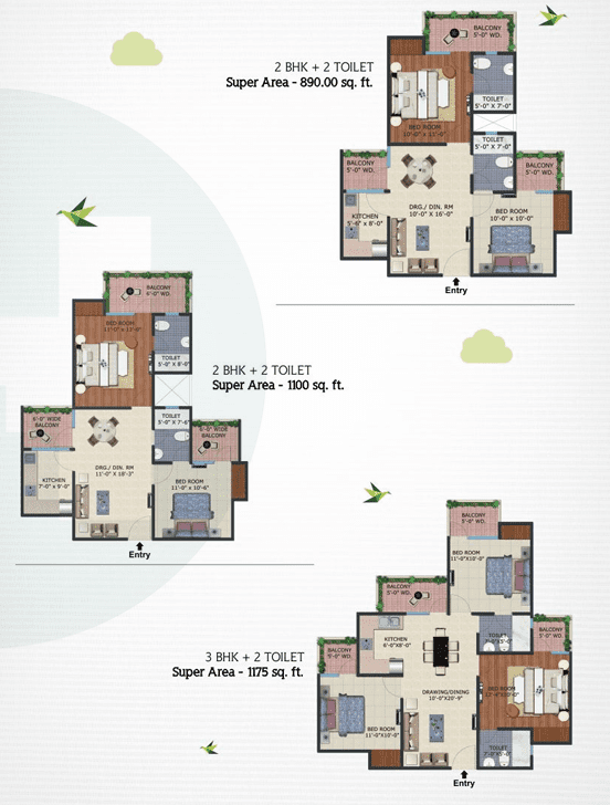 Supertech Eco Village IV Floor img 01