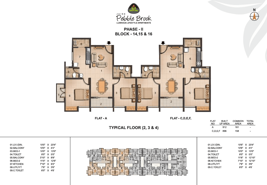 Jain Pebble Brook Phase II Floor img 01