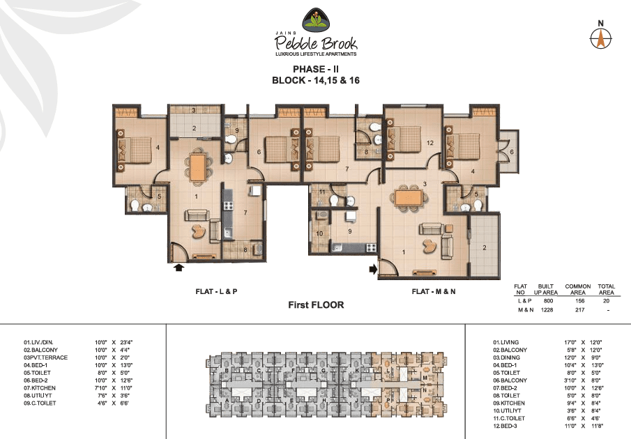 Jain Pebble Brook Phase II Floor img 02