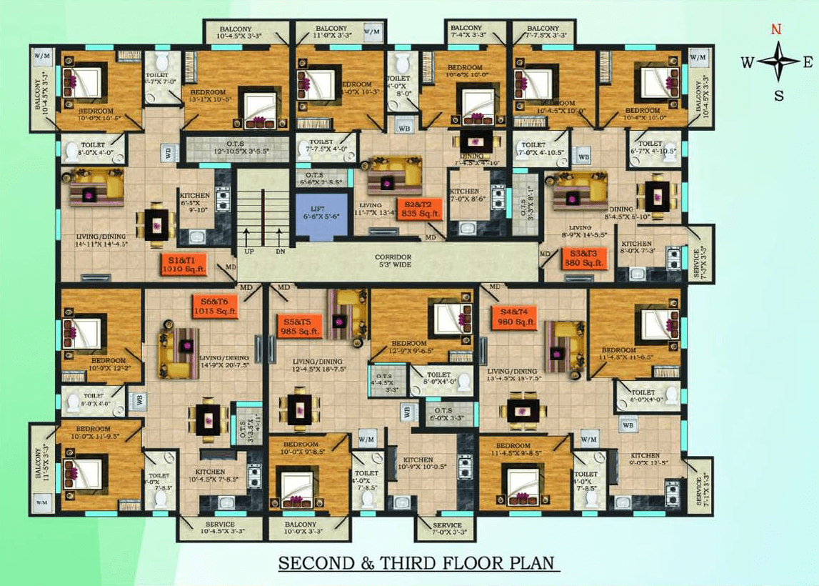 RKN Akrithi Floor img 01